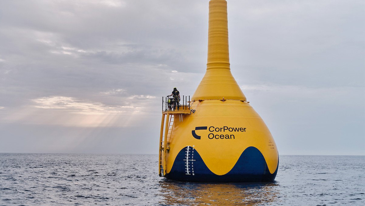 Energia Elettrica pulita dal Mare - CorPower Ocean utilizza l'energia delle onde: installazione riuscita in Portogallo.