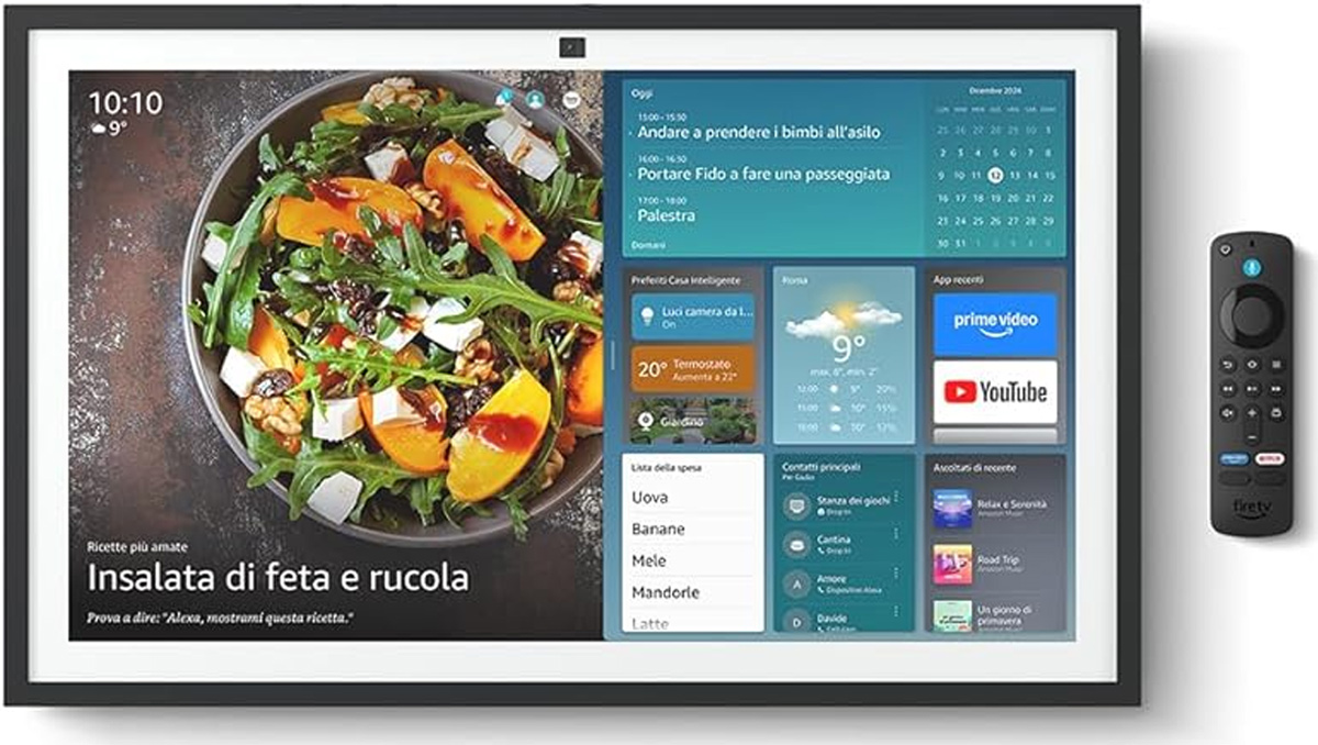 Echo Show 21 Alexa: il nuovo schermo intelligente da 21 pollici con Fire TV che sostituirà il televisore della cucina